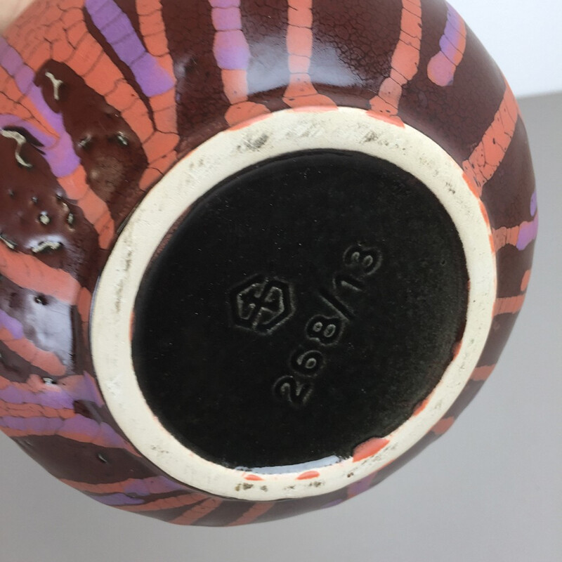 Steuler Fat lava vase in ceramic - 1970s