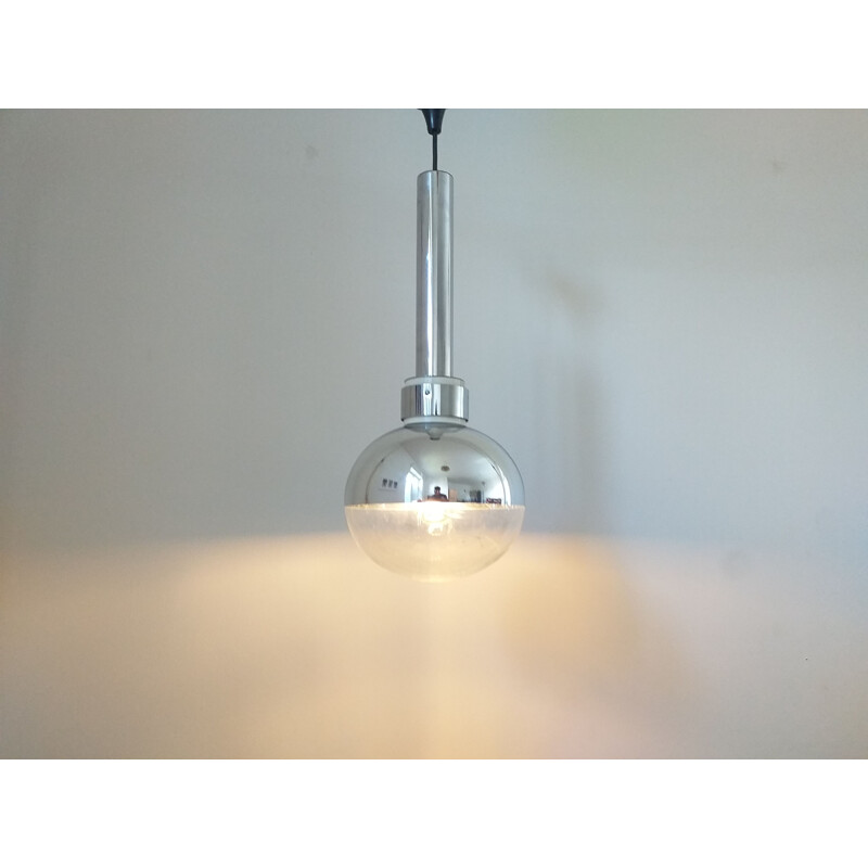 Mid century pendant lamp by Motoko Ishii for Staff Leuchten, Germany 1970s