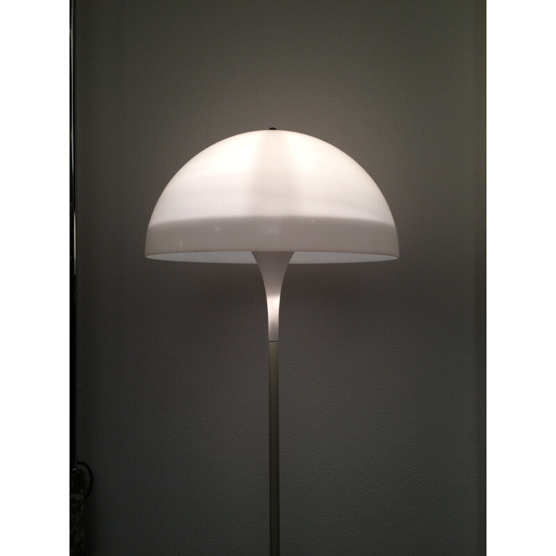 Lampadaire blanc "Panthella" Louis Poulsen en plastique, Verner PANTON - 1970 