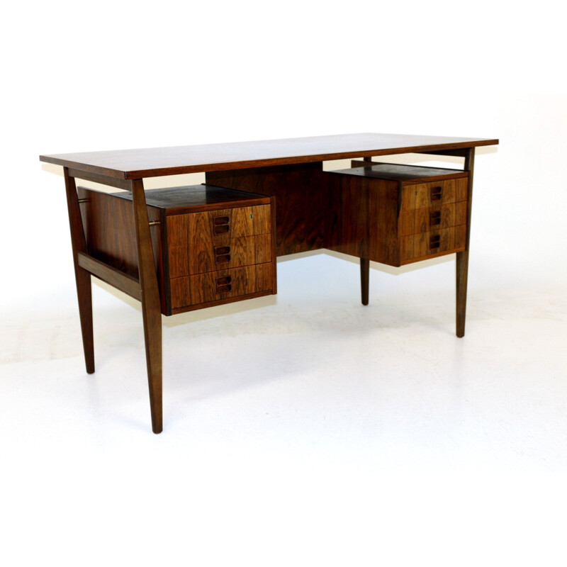 Mid century rosewood desk, Denmark 1960