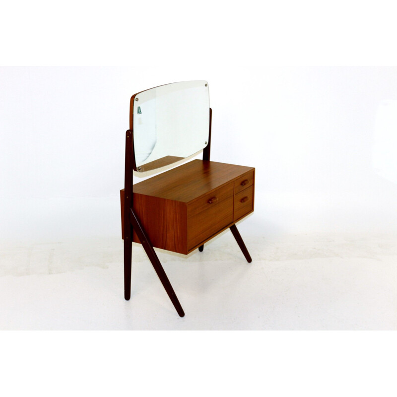 Comodino vintage in teak di Sigfred Omann, Danimarca 1960