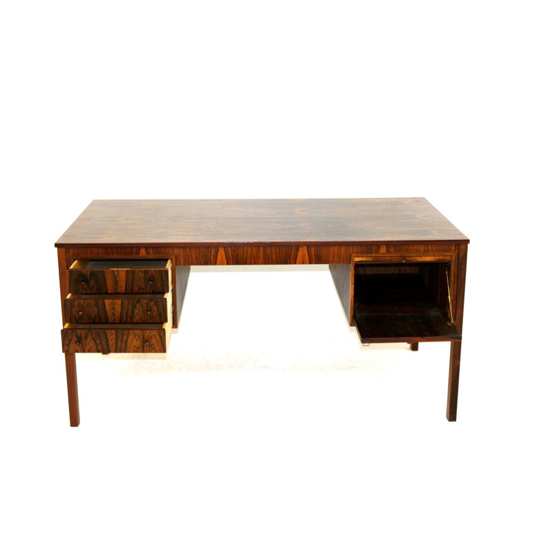 Vintage rosewood desk by Erik Wørtz for Möbel-Ikéa, Denmark 1960