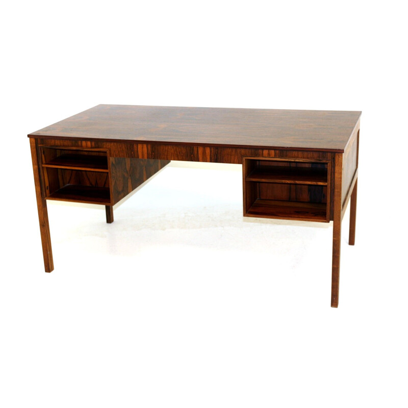 Vintage rosewood desk by Erik Wørtz for Möbel-Ikéa, Denmark 1960