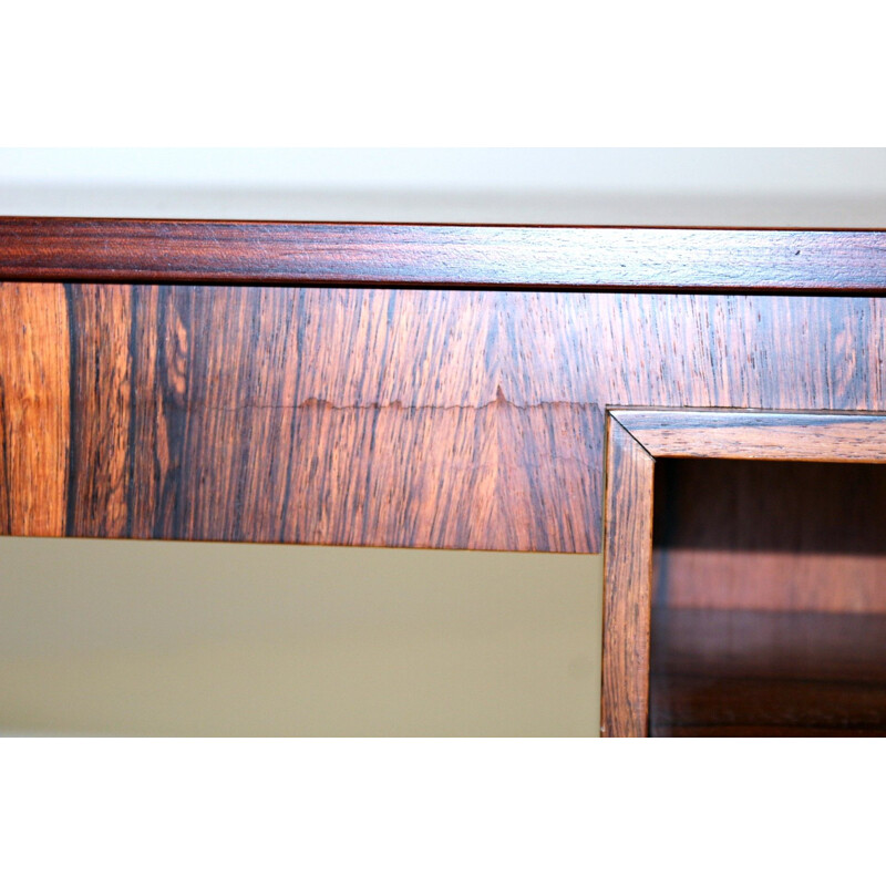 Vintage rosewood desk by Erik Wørtz for Möbel-Ikéa, Denmark 1960