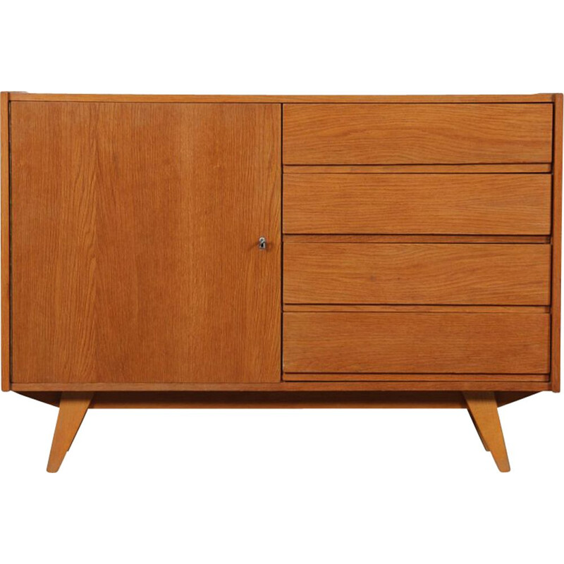 Vintage chest of drawers model U-458 by Jiroutek for Interier Praha, 1960