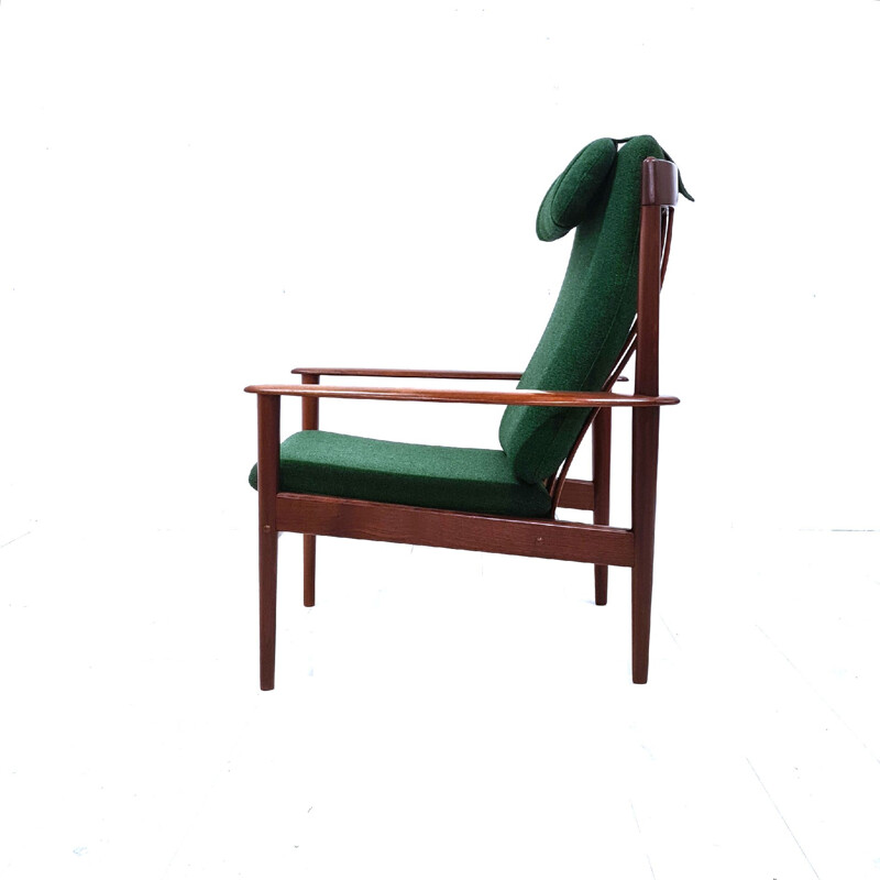 Fauteuil vintage PJ56 par Grete Jalk pour Pool Jeppesen, Danemark 1950