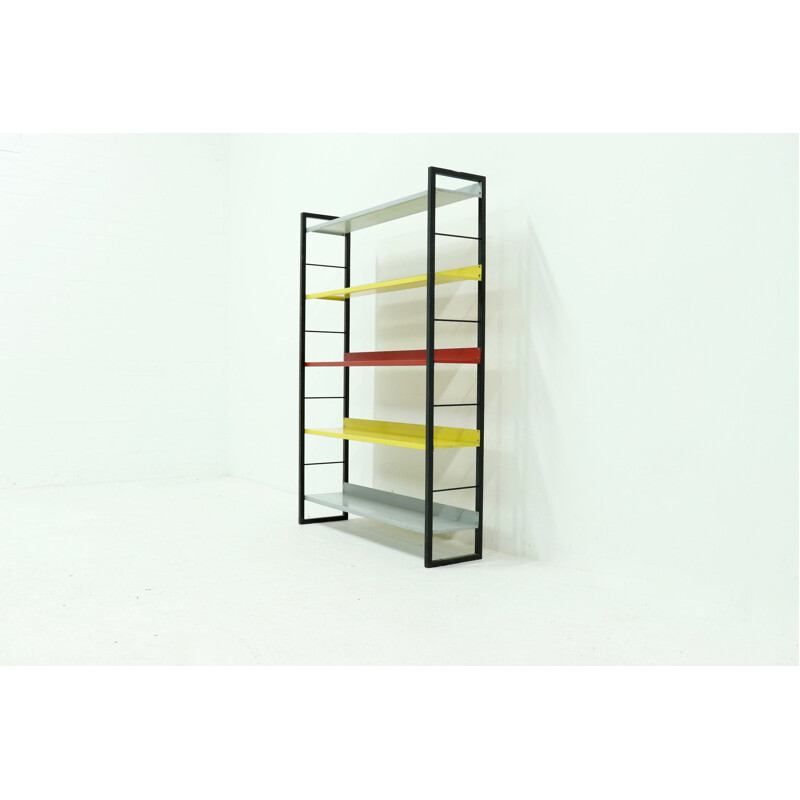 Mid century Dutch bookcase by A. Dekker for Tomado, 1950s