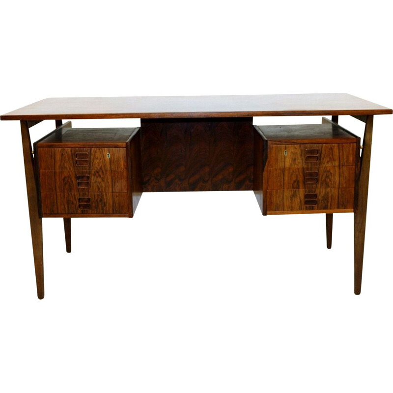 Bureau vintage en palissandre, Danemark 1960