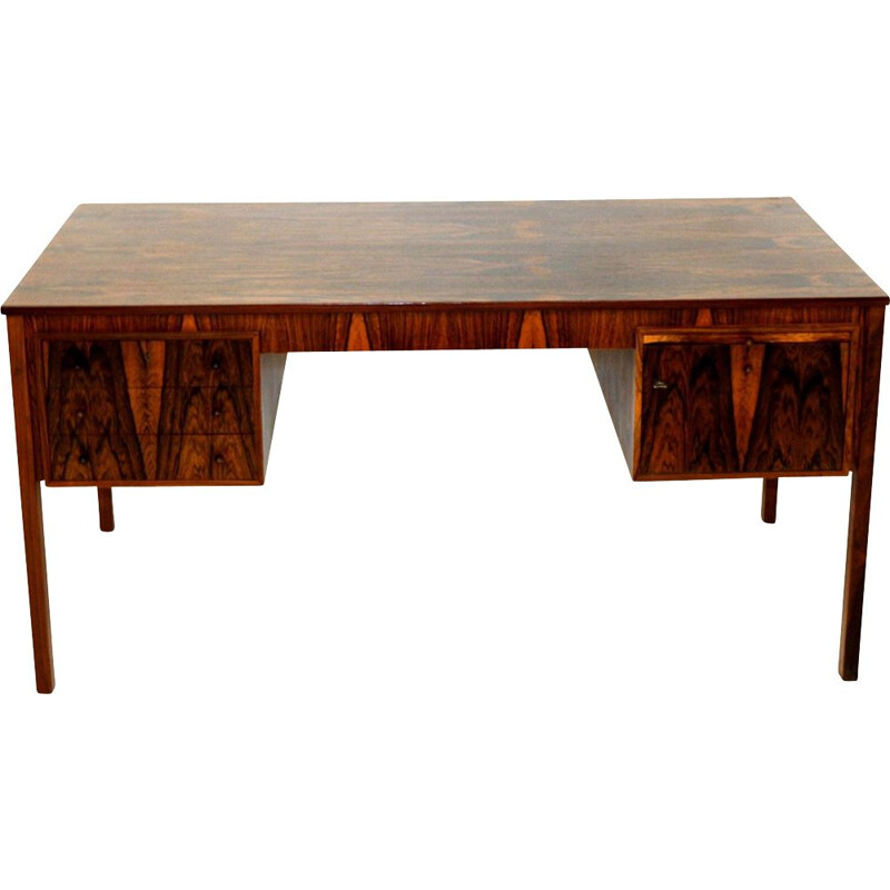 Vintage rosewood desk by Erik Wørtz for Möbel-Ikéa, Denmark 1960