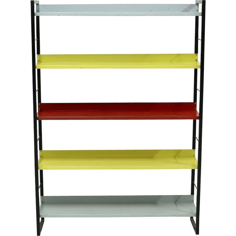 Mid century Dutch bookcase by A. Dekker for Tomado, 1950s