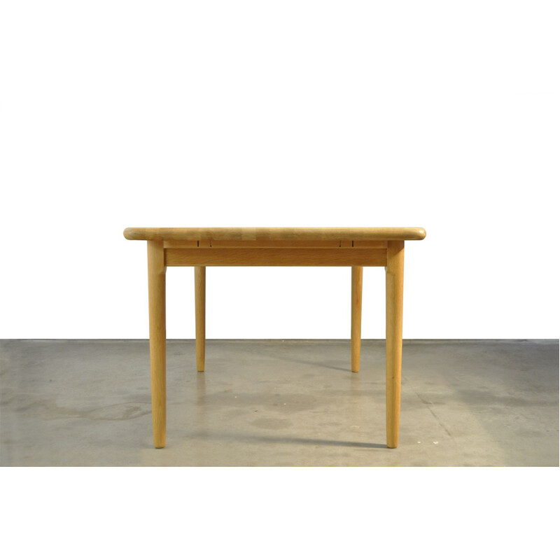 Table extensible vintage en chêne massif de Niels O Møller pour Møller Møbelfabrik AS, Danemark 1960