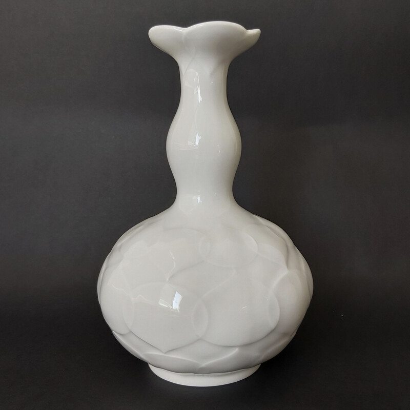 Mid-century porcelain vase by Ludwig Zepner for Meissen, Germany 1960s