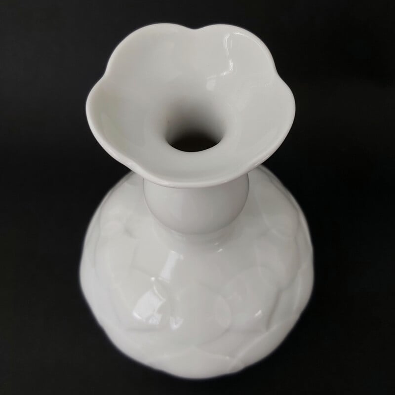 Vintage Porzellan Vase von Ludwig Zepner für Meissen, Deutschland 1960