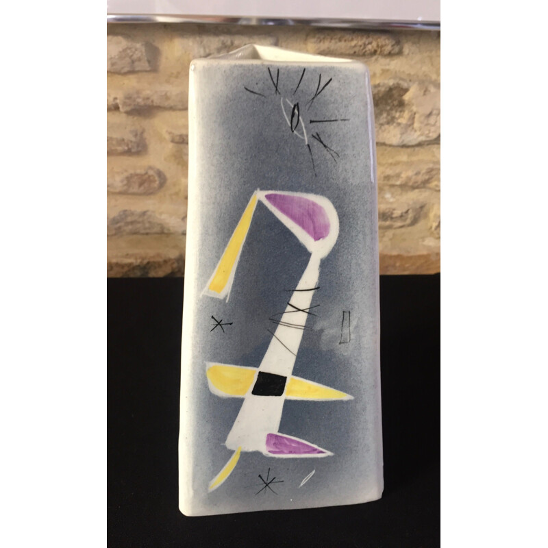 Vintage vase by Miro for Etruria Arte, 1950