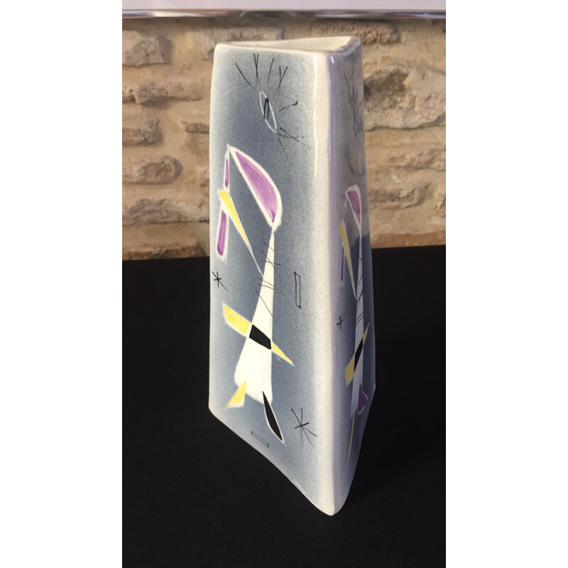 Vaso vintage de Miro para Etruria Arte, 1950