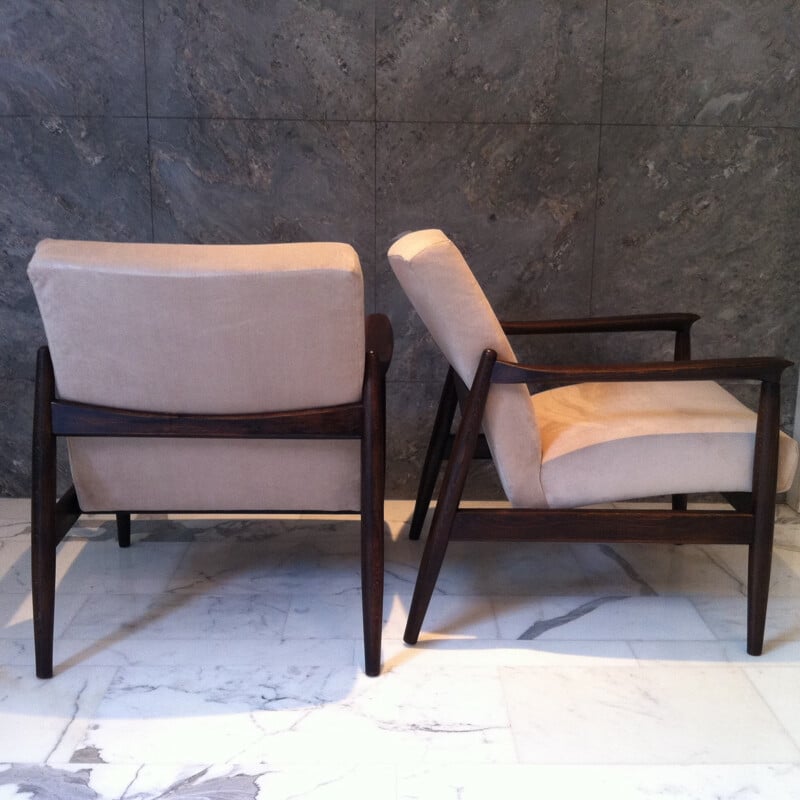 Soviet pair of armchairs "Wroclaw"  - 1970s