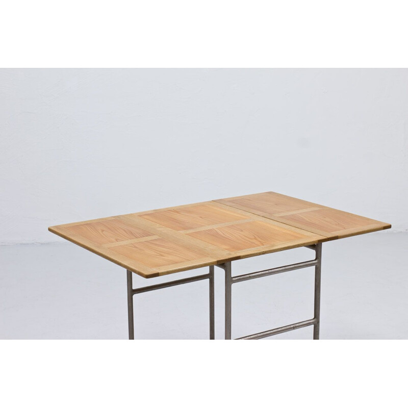 Mid century oakwood & steel Berit trolley by Bruno Mathsson for Firma Karl Mathsson, 1941