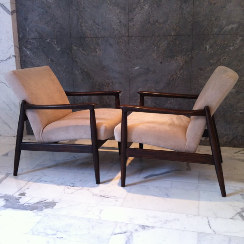 Soviet pair of armchairs "Wroclaw"  - 1970s
