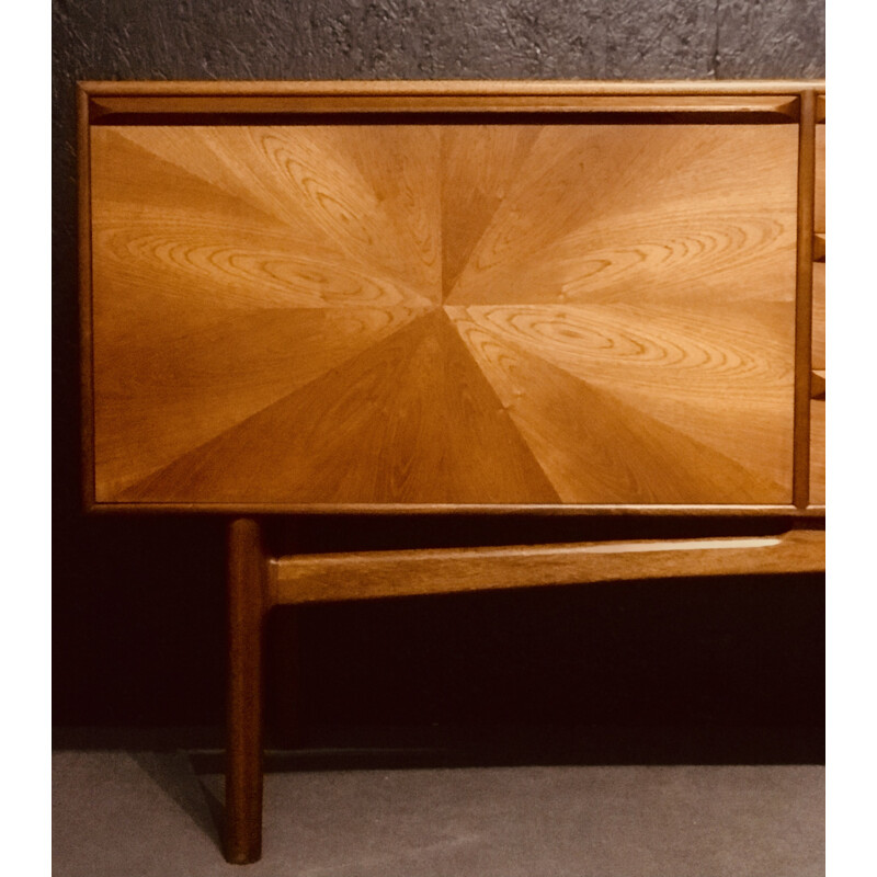 Mid century Glengarry Starburst teak sideboard by Tom Robertson for McIntosh, 1960s