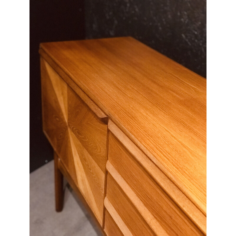 Mid century Glengarry Starburst teak sideboard by Tom Robertson for McIntosh, 1960s