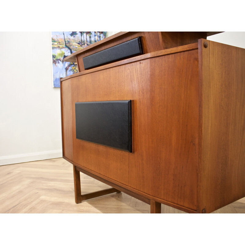 Vintage teak and formica bar cabinet, United Kingdom 1960s