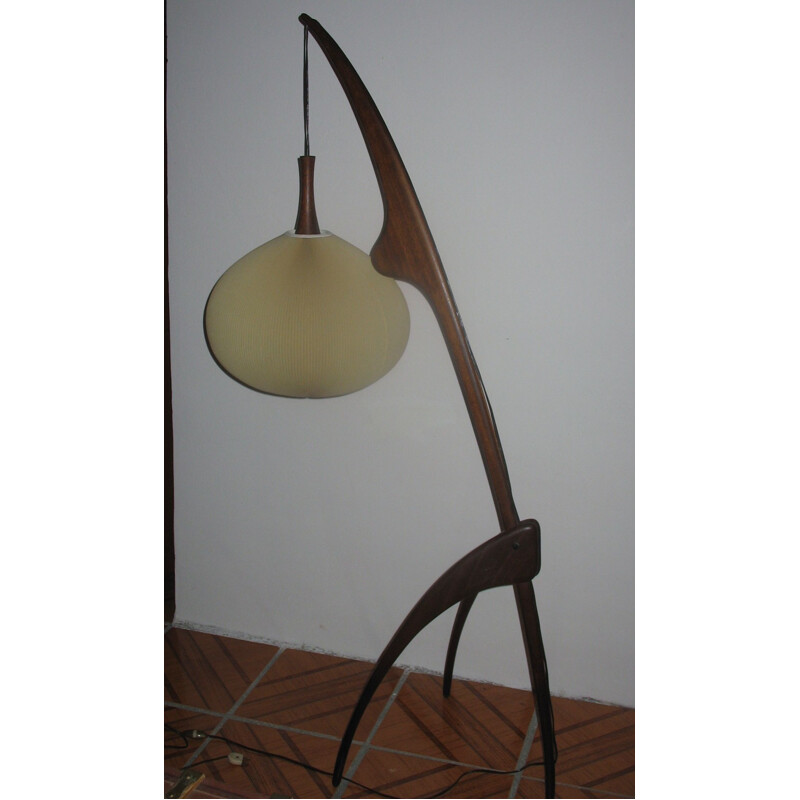Vintage-Stehlampe von Rispal, 1950