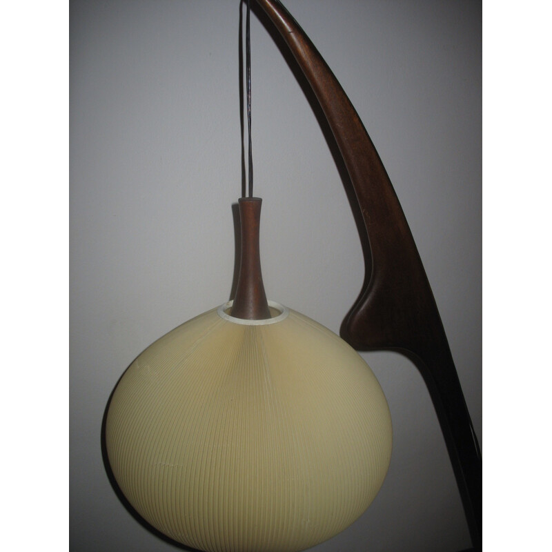 Vintage floor lamp by Rispal, 1950