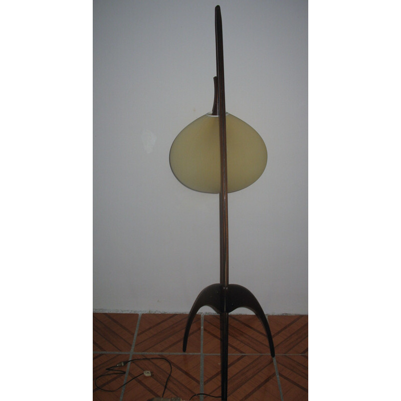 Vintage floor lamp by Rispal, 1950