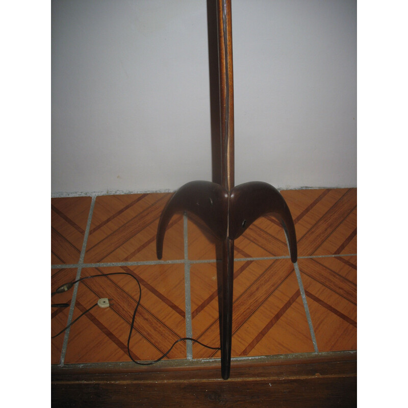 Vintage floor lamp by Rispal, 1950