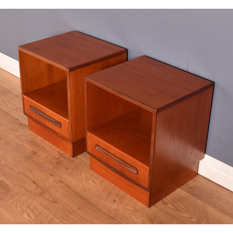 Pair of vintage Fresco night stands by Victor Wilkins for G Plan, 1960s