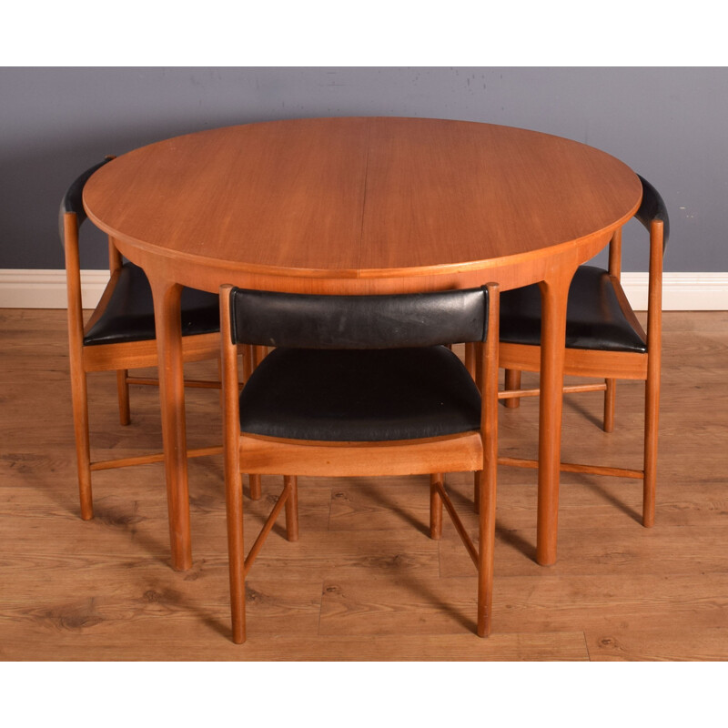 Mid century teak dining set by Tom Robertson for Mcintosh of Kirkcaldy, 1960s