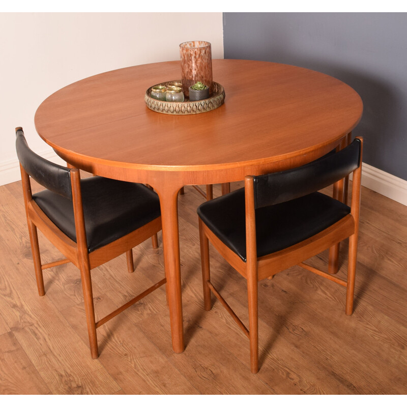 Mid century teak dining set by Tom Robertson for Mcintosh of Kirkcaldy, 1960s