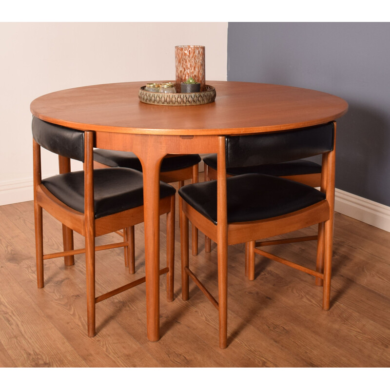 Mid century teak dining set by Tom Robertson for Mcintosh of Kirkcaldy, 1960s