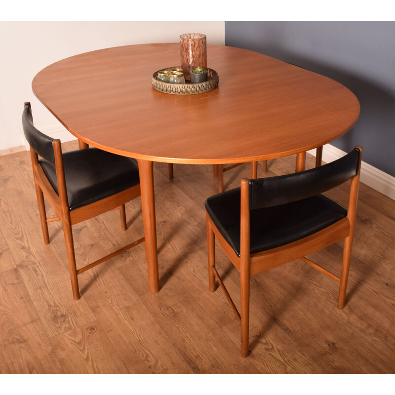 Mid century teak dining set by Tom Robertson for Mcintosh of Kirkcaldy, 1960s