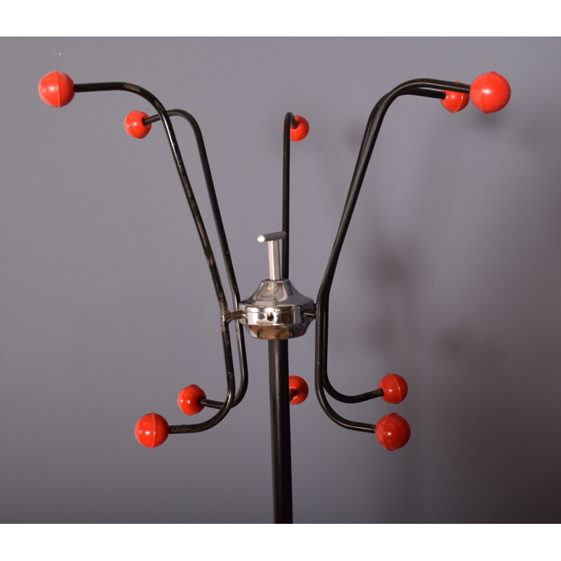 Vintage metal coat rack, 1950