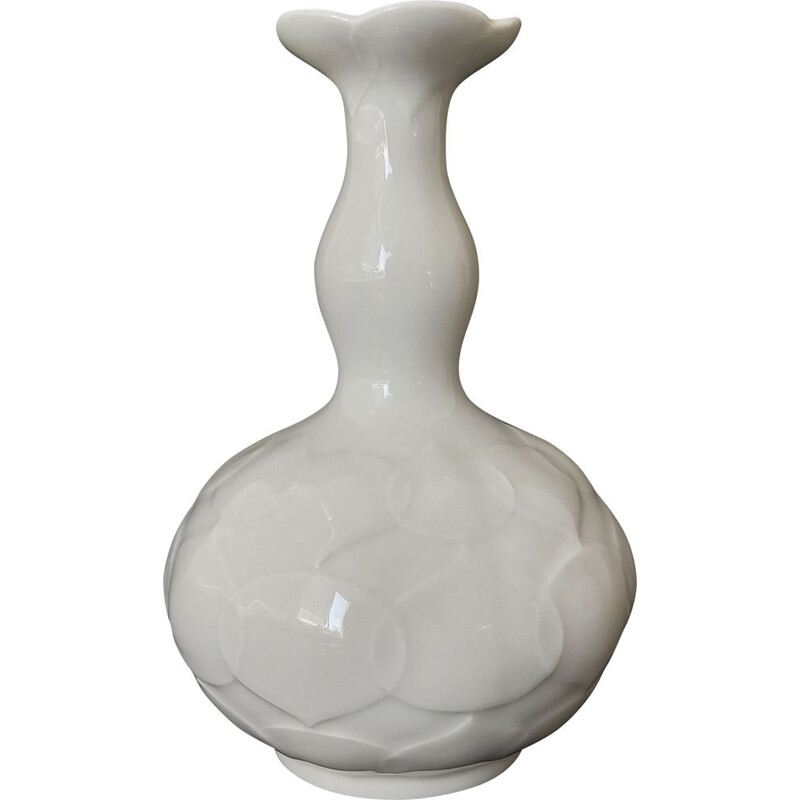 Vaso de porcelana vintage de Ludwig Zepner para Meissen, Alemanha 1960