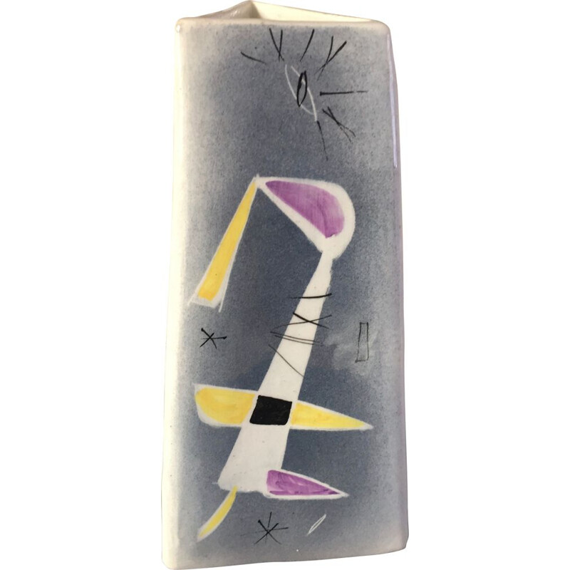 Jarrón vintage de Miró para Etruria Arte, 1950