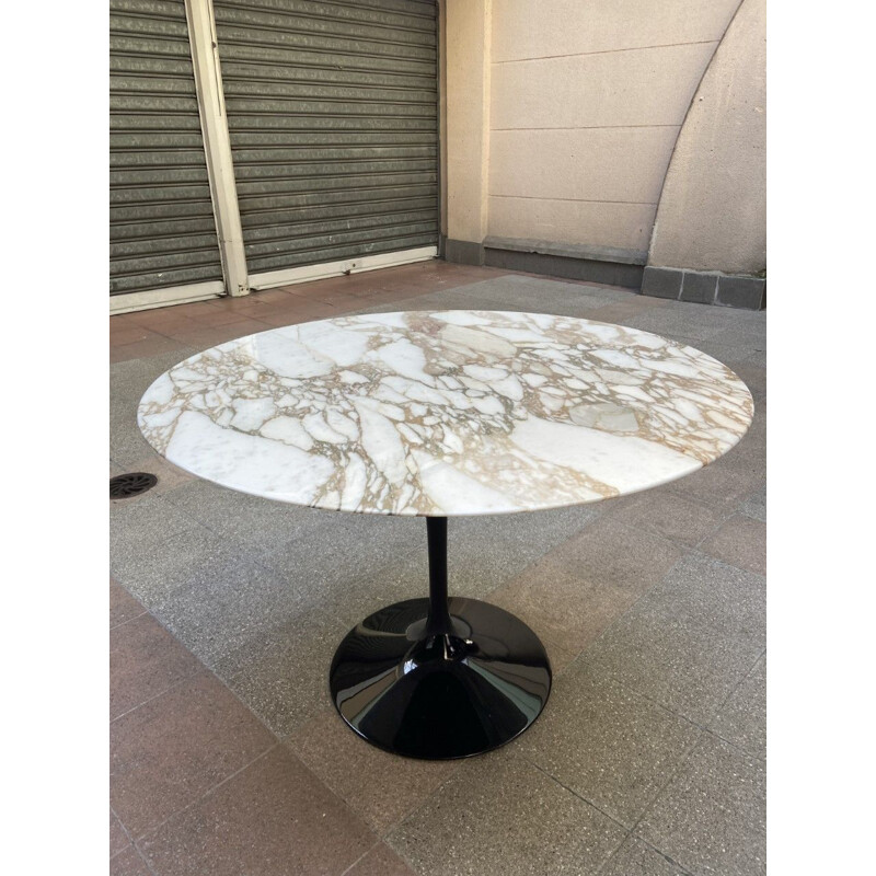 Table ronde tulip vintage par Eero Saarinen pour Knoll, 2020