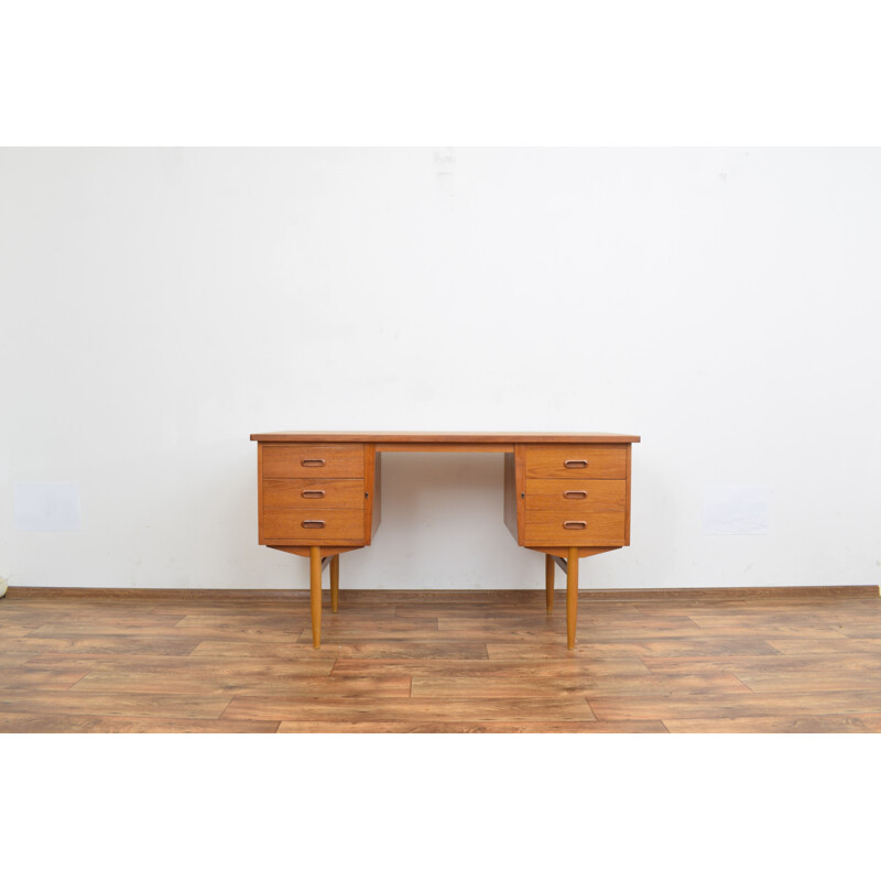 Mid-century Danish teak desk, 1960s