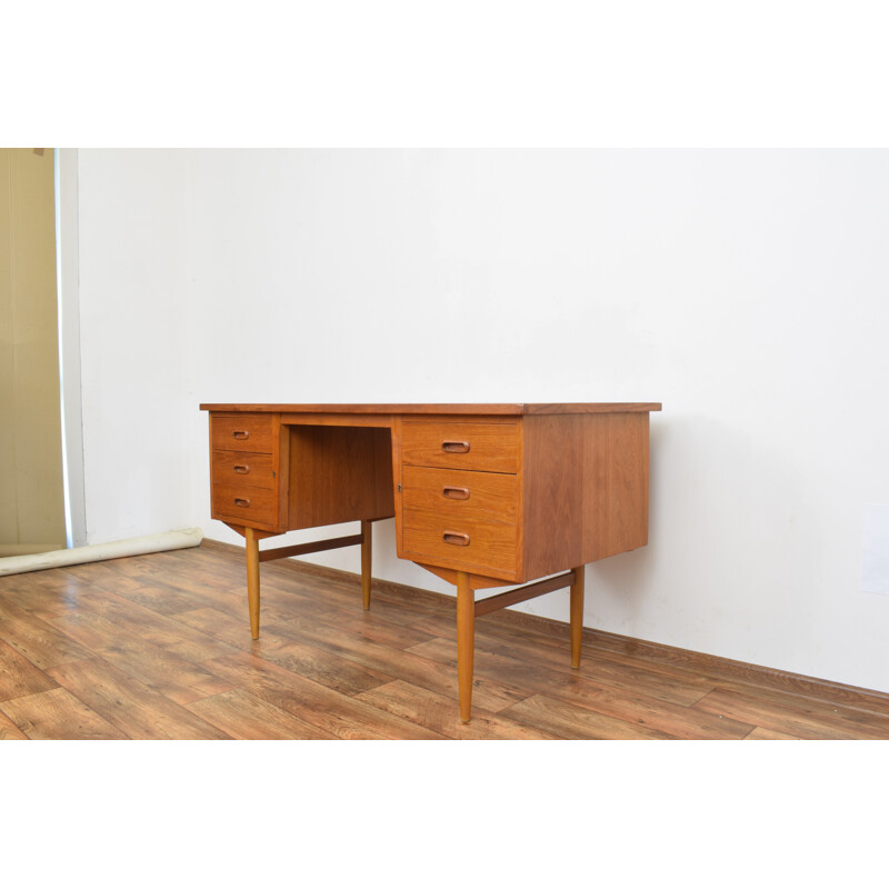 Mid-century Danish teak desk, 1960s