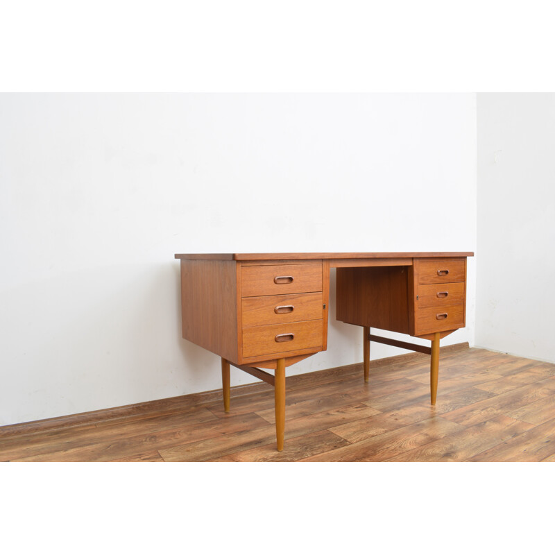 Mid-century Danish teak desk, 1960s