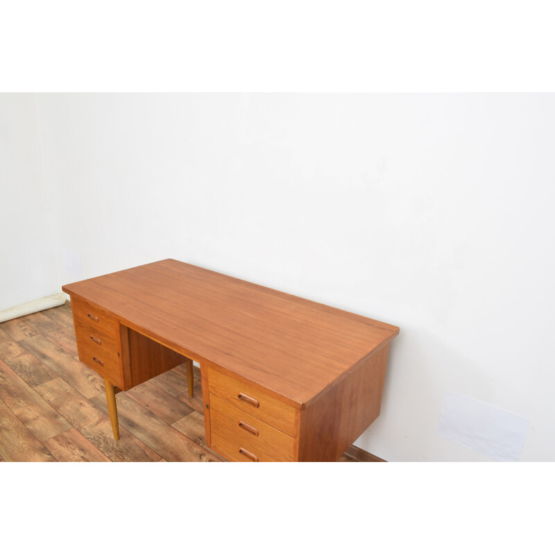 Mid-century Danish teak desk, 1960s