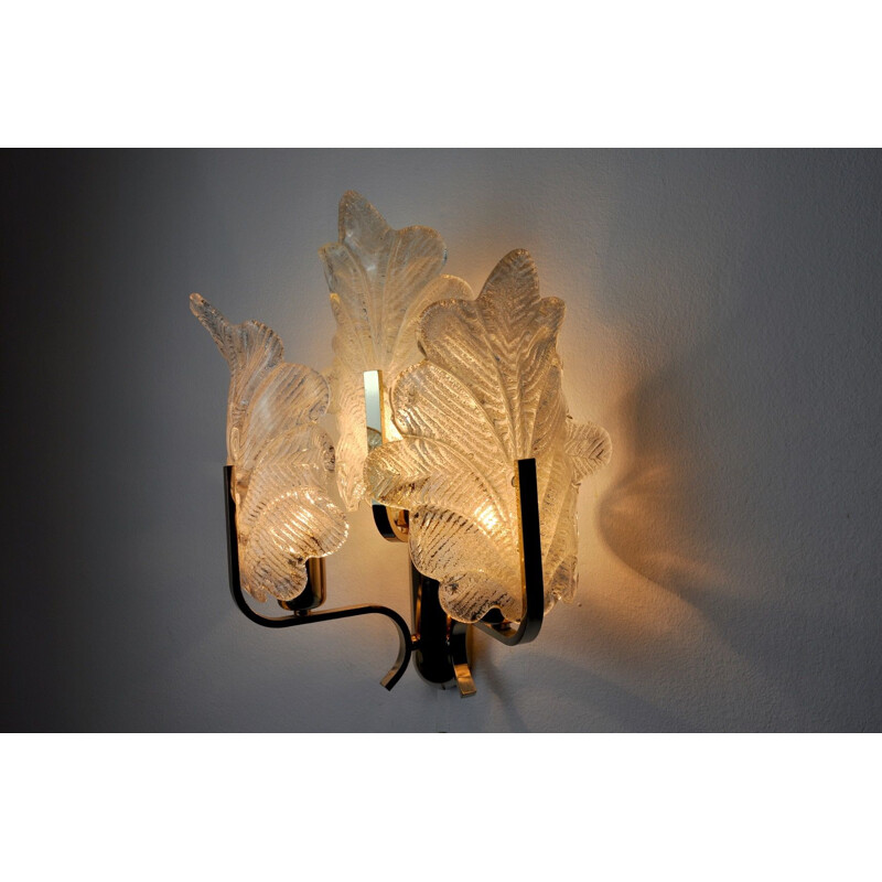 Vintage 3 arms wall lamp by Carl Fagerlund, Austria 1970