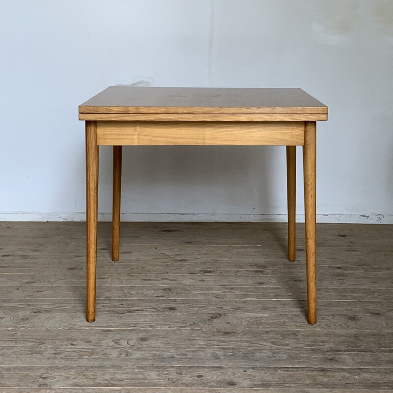 Table portefeuille vintage en orme pour Meuble TV