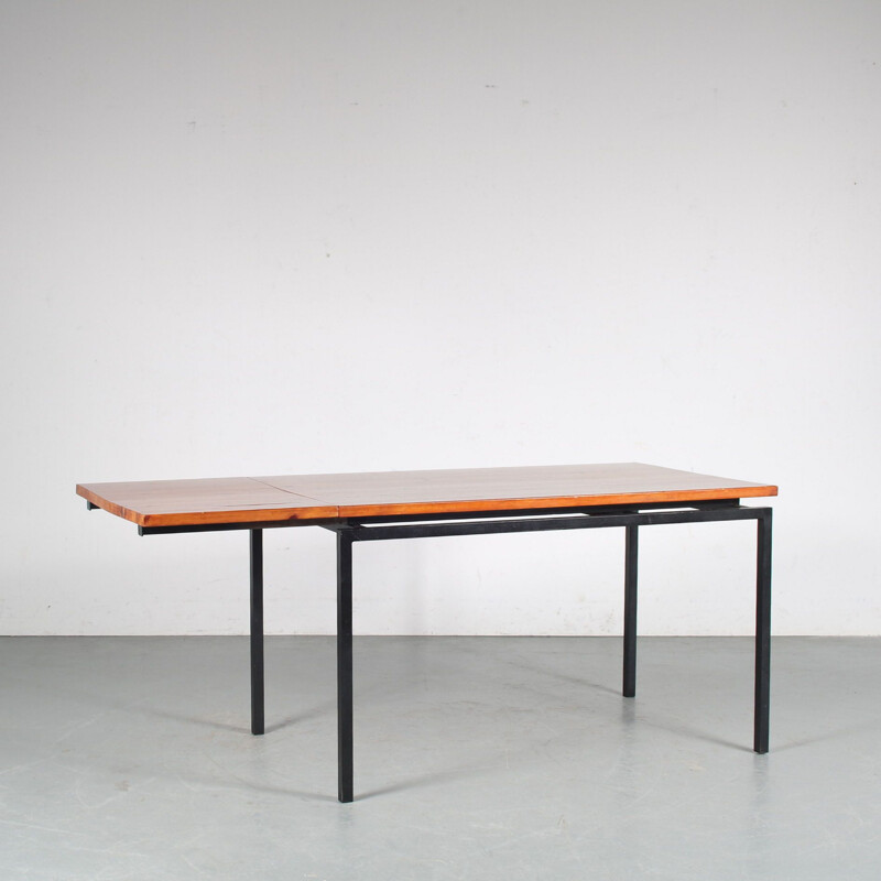 Vintage extendible dining table, Netherlands 1950s