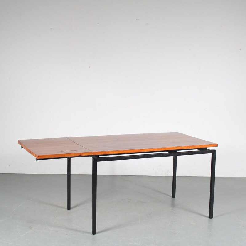 Vintage extendible dining table, Netherlands 1950s