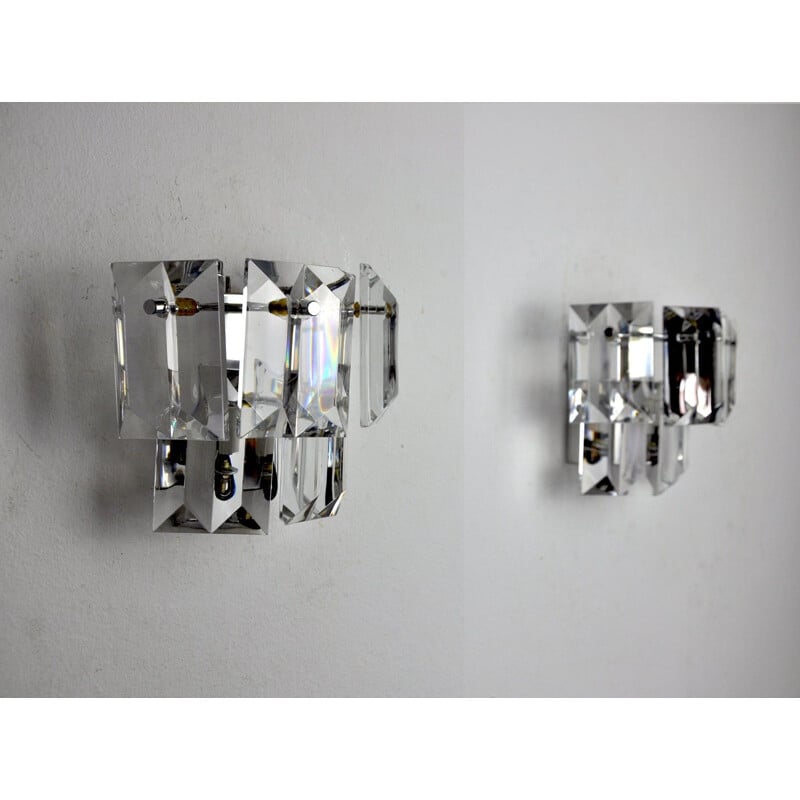 Pair of vintage kinkeldey sconces, Germany 1970