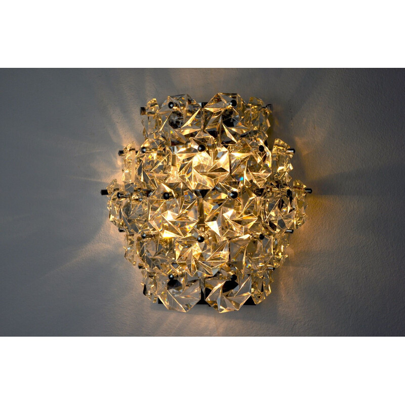 Vintage kinkeldey wall lamp with 5 levels, Germany 1970