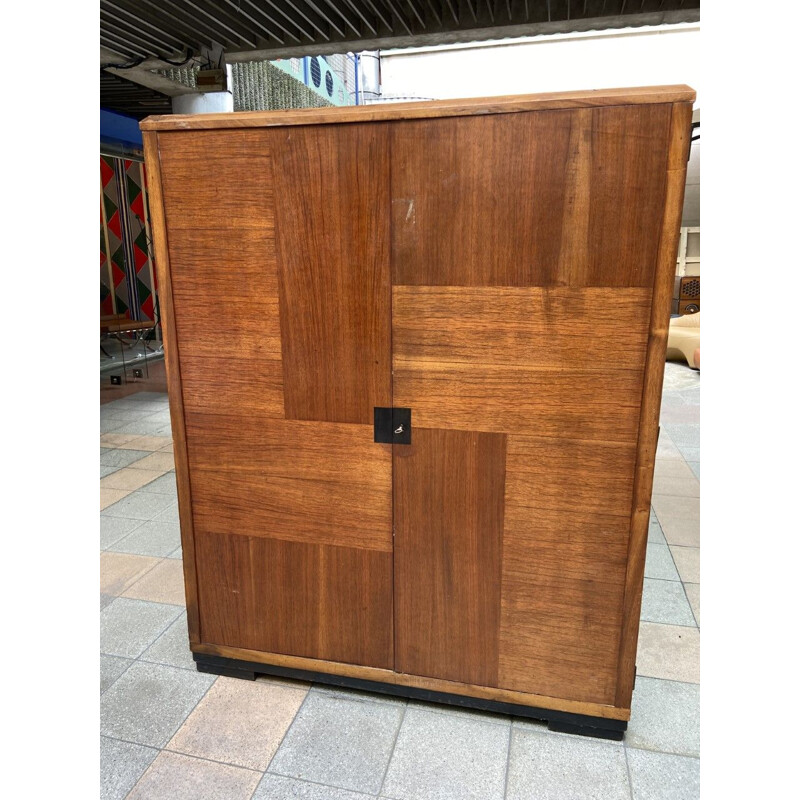 Vintage mahogany cabinet by Le Corbusier, 1930