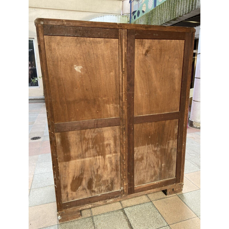 Vintage mahogany cabinet by Le Corbusier, 1930